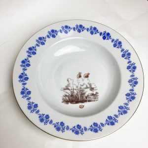 bažina, polévkový talíř